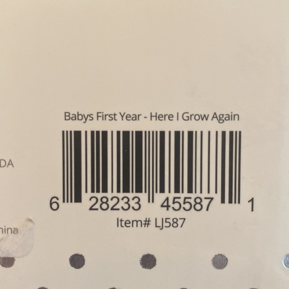 Lulujo baby’s first year here I grow again blanket and card set - Picture 7 of 7